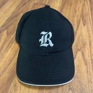 Rice Owls Hat NCAA Baseball Cap Mens OSFM Black Old English R KC Caps Adjustable